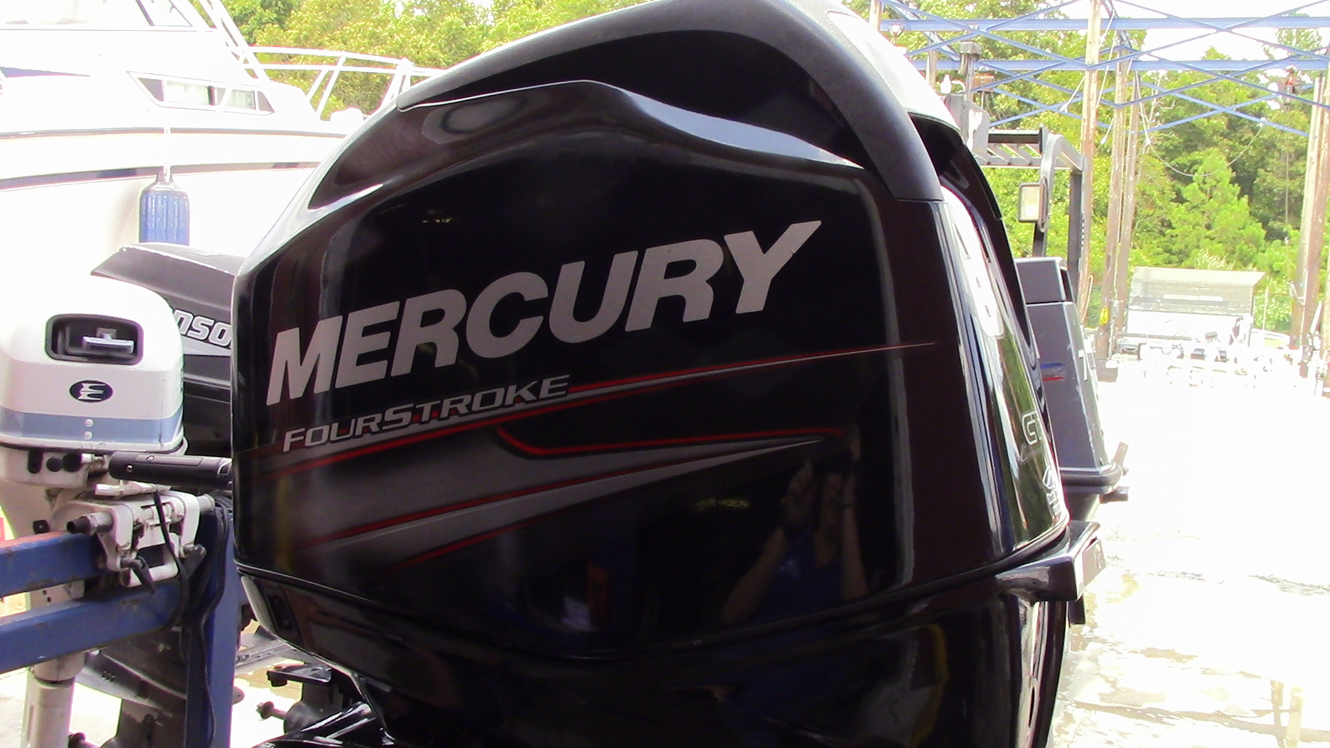 Used 2014 Mercury 60ELPT CT 60HP Command Thrust 4Stroke Outboard Boat Motor 20" eBay